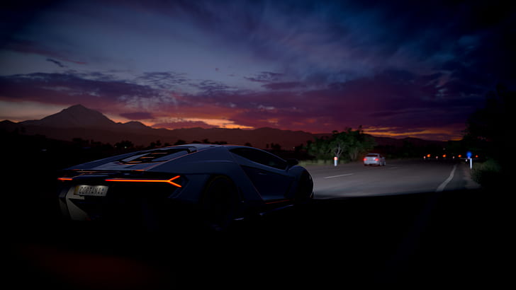 forza horizon 3, jeux vidéo, voiture, Lamborghini Centenario LP770-4, Fond d'écran HD