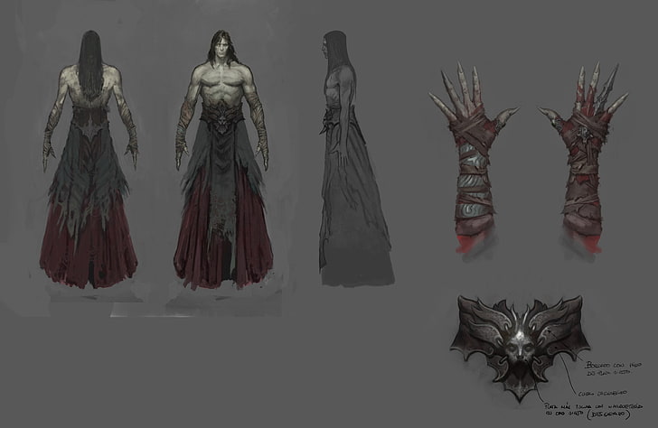 comic character illustration, video games, concept art, Castlevania, Castlevania: Lords of Shadow 2, HD wallpaper