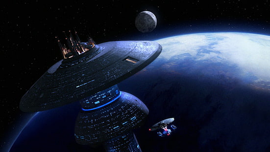 Star Trek, Star Trek: Следващото поколение, HD тапет HD wallpaper
