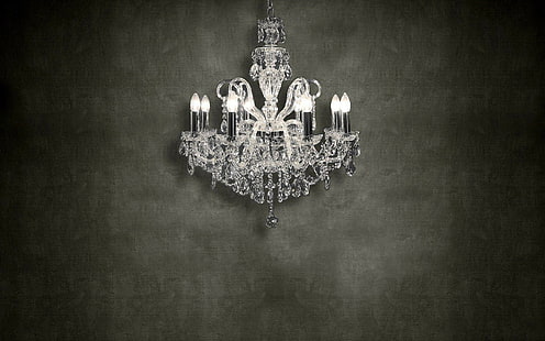 Crystal chandelier, drop crystal up light chandelier, photography, 1920x1200, crystal, chandelir, HD wallpaper HD wallpaper