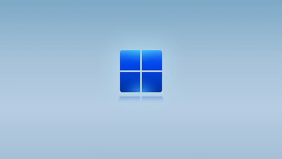 dpcdpc11, windows 11, minimalizm, logo windows, biały, Tapety HD HD wallpaper