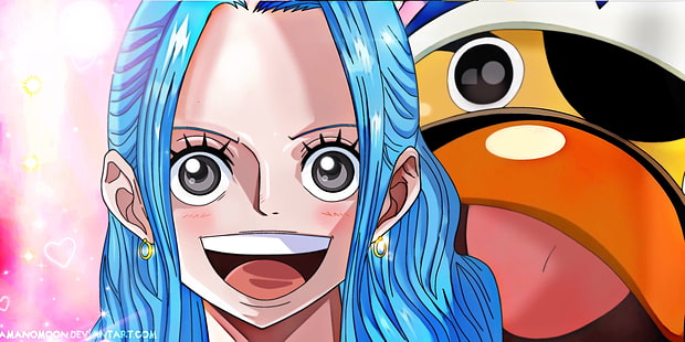 Аниме, One Piece, Кару (One Piece), Виви Нефертари, HD обои HD wallpaper