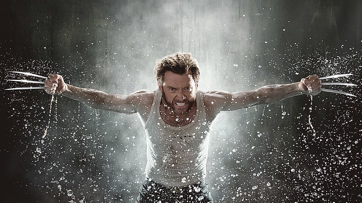 Hugh Jackman, Wolverine, HD wallpaper