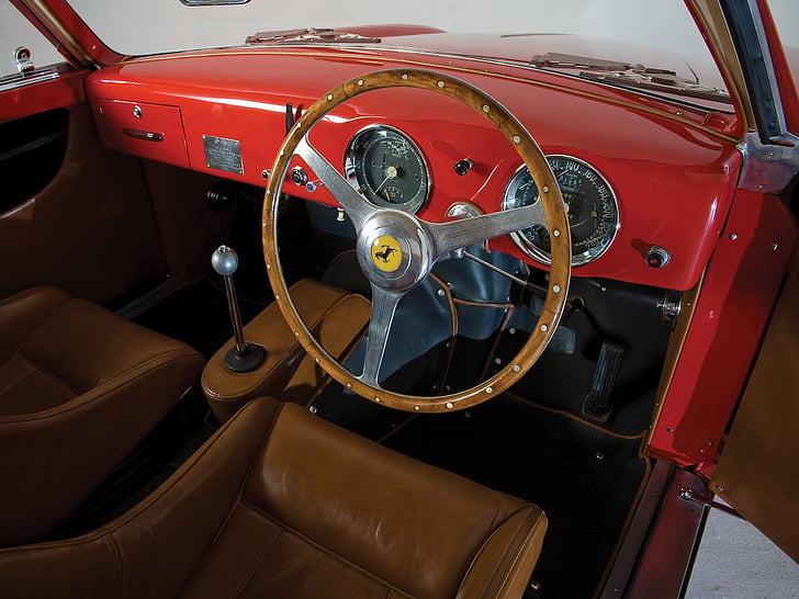 1952, 225, berlinetta, ferrari, interior, retro, supercar, supercars, HD wallpaper
