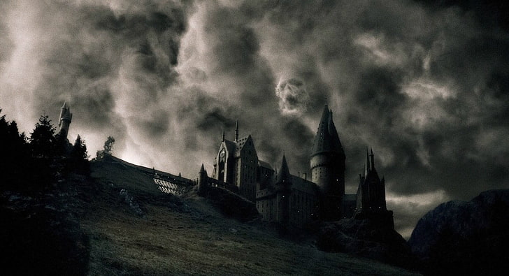 Harry Potter, Hogwarts Castle, HD wallpaper