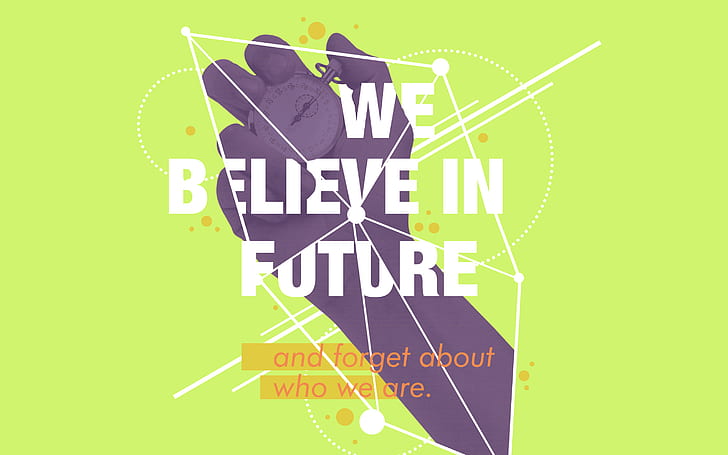 Tro på framtiden, framtiden, tro, HD tapet