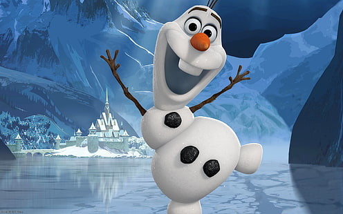 Disney Frozen Olaf илюстрация, филм, Frozen, Frozen (Movie), Olaf (Frozen), HD тапет HD wallpaper