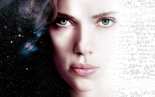 Scarlett Johansson, Scarlett Johansson, Lucy (Film), Gesicht, HD-Hintergrundbild HD wallpaper