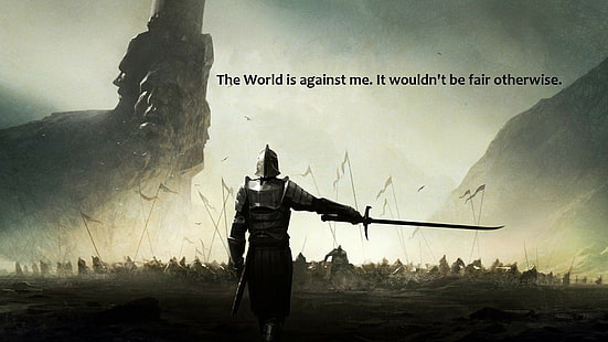 битка мотивационен смъртен онлайн цитат, HD тапет HD wallpaper