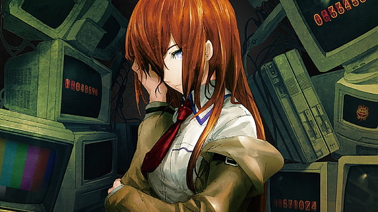 Anime, Anime Girls, Steins, Gate, Makise Kurisu, HD-Hintergrundbild HD wallpaper