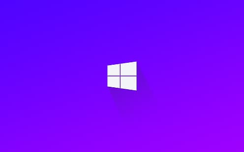 minimalismo, logo, Windows 10, windows 11, plano de fundo simples, gradiente, logotipo do windows, sistema operacional, HD papel de parede HD wallpaper