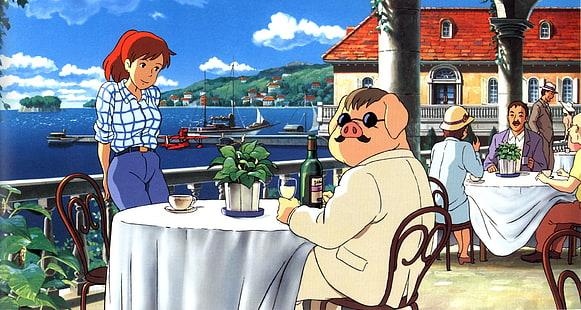 Porco Rosso, Studio Ghibli, Anime, HD-Hintergrundbild HD wallpaper