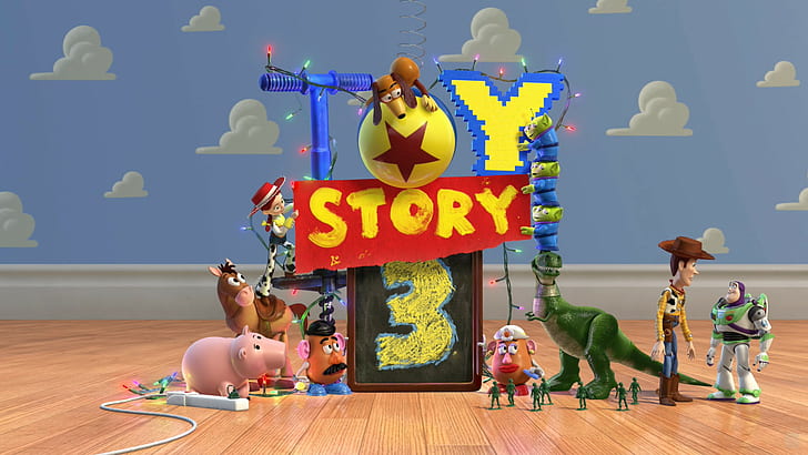 Toy Story 3, film, Toy Story, film animati, Sfondo HD