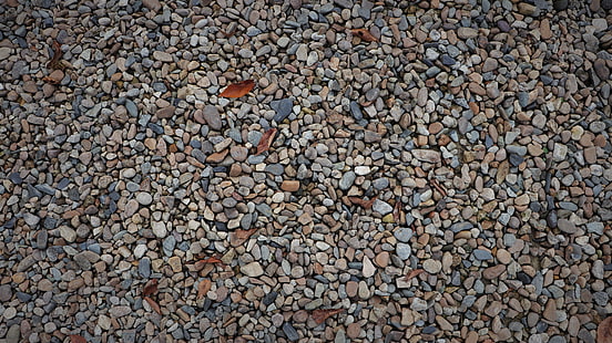 разноцветни развалини, камъни, море, камъчета, чакъл, HD тапет HD wallpaper