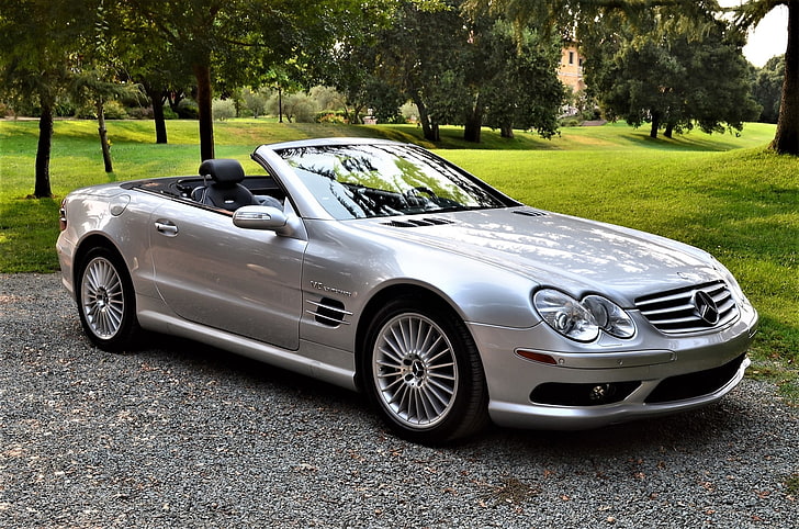 Luxury, AMG, Mercedes-Benz, SL55, Convertible, Sport, Car, HD wallpaper