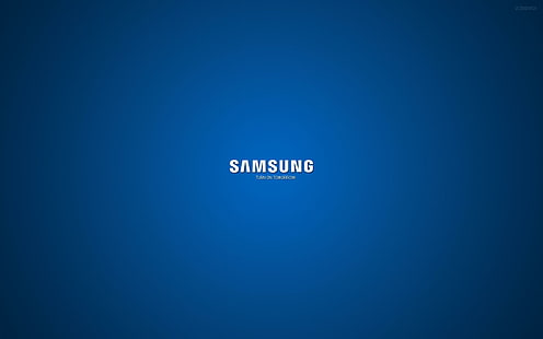 Samsung, компания, логотип, синий, белый, Samsung логотип, Samsung, компания, логотип, синий, белый, HD обои HD wallpaper