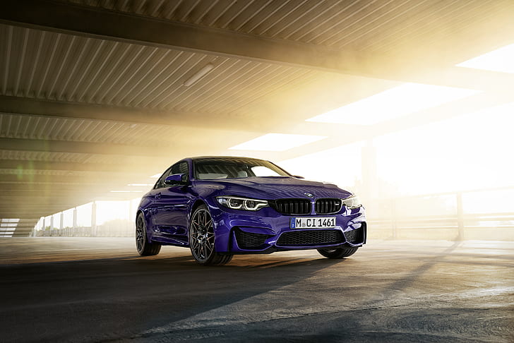 BMW, BMW M4, Blue Car, Car, Luxury Car, Vehicle, HD wallpaper