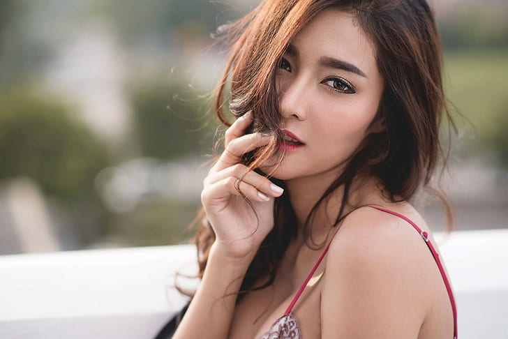 Азиатка, Koko Rosjares, Таиланд, модель, женщины, HD обои