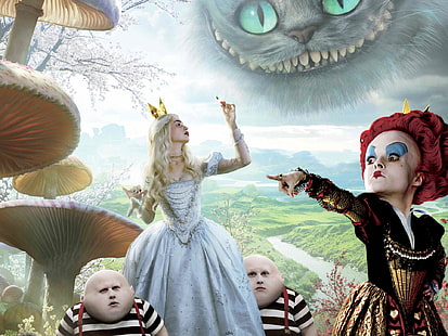 2010 Alice in Wonderl، 2010، Alice، Wonderland، خلفية HD HD wallpaper