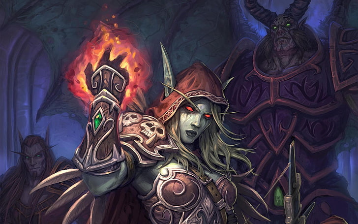 World of Warcraft digital wallpaper, World of Warcraft, Sylvanas Windrunner, HD wallpaper