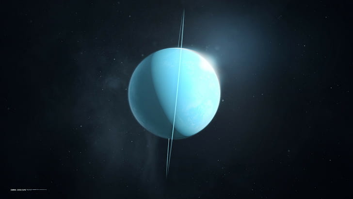космическа планета Урана, HD тапет