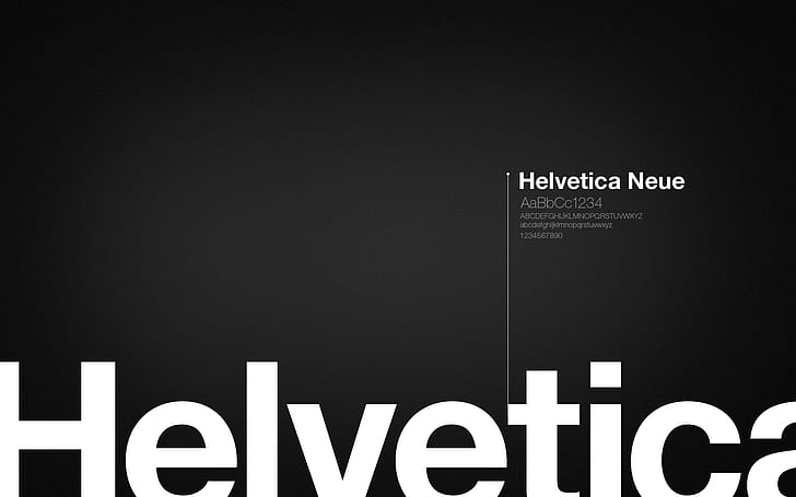 Шрифт, Helvetica, минималистичный, гарнитуры шрифтов, типография, HD обои