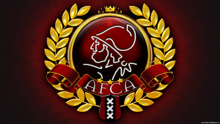 Fotboll, AFC Ajax, emblem, logotyp, HD tapet