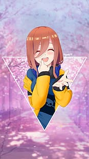  anime girls, Nakano Miku, Gotoubun no Hanayome, Kawai (artist), HD wallpaper HD wallpaper