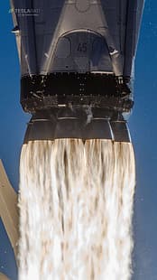 cohete, fuego, SpaceX, Fondo de pantalla HD HD wallpaper