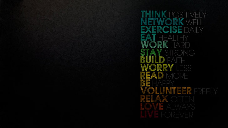 motivational quote with black background, quote, HD wallpaper