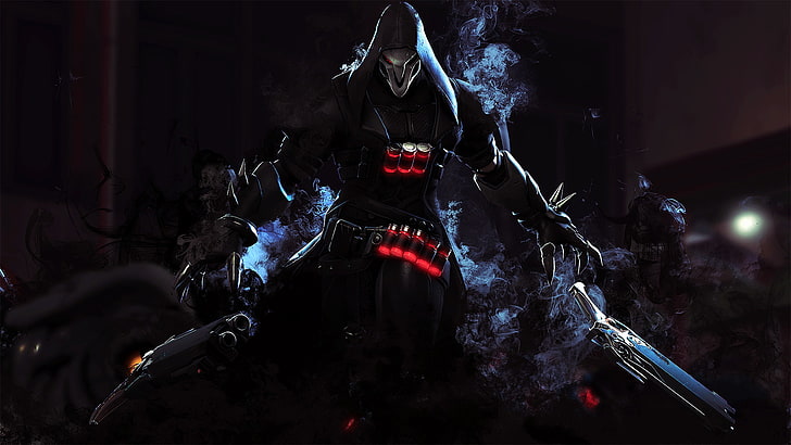Overwatch Reaper Vektorgrafik, Videospiel, Overwatch, Reaper (Overwatch), HD-Hintergrundbild