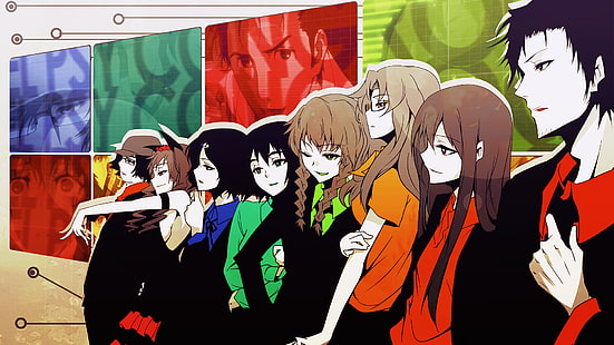Steins; Gate, Makise Kurisu, Okabe Rintarou, HD tapet HD wallpaper