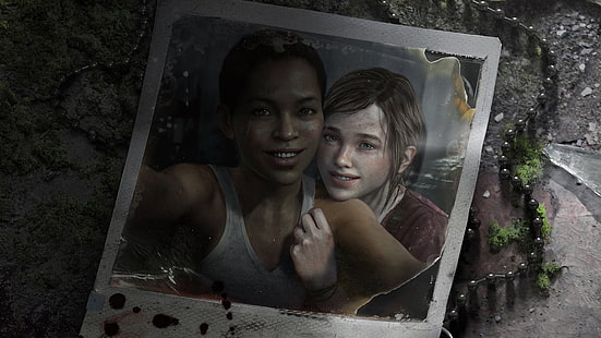 The Last of Us Vektorgrafik, The Last of Us: Zurückgelassen, Videospiele, The Last of Us, Polaroids, HD-Hintergrundbild HD wallpaper