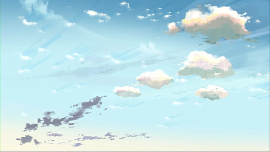 Makoto Shinkai, anime, 5 centymetrów na sekundę, Tapety HD HD wallpaper