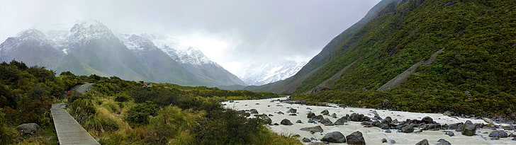 Нова Зеландия, Mt Cook, пейзаж, HD тапет