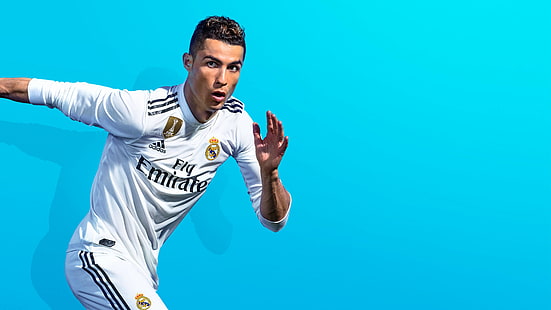 Cristiano Ronaldo, FIFA 19, E3 2018, 2019 Games, 4K, HD wallpaper HD wallpaper