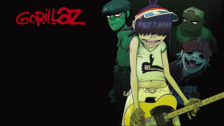 Gorillaz Tapete, Stil, Gitarre, Murdoch, Gorillaz, HD-Hintergrundbild