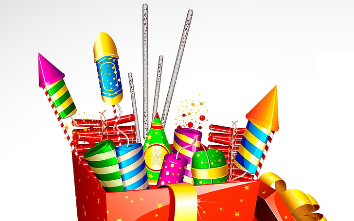 디 왈리 크래커 2015, 모듬 된 폭죽 그림, 축제 / 휴일, 디 왈리, 축제, 휴일, 크래커, HD 배경 화면