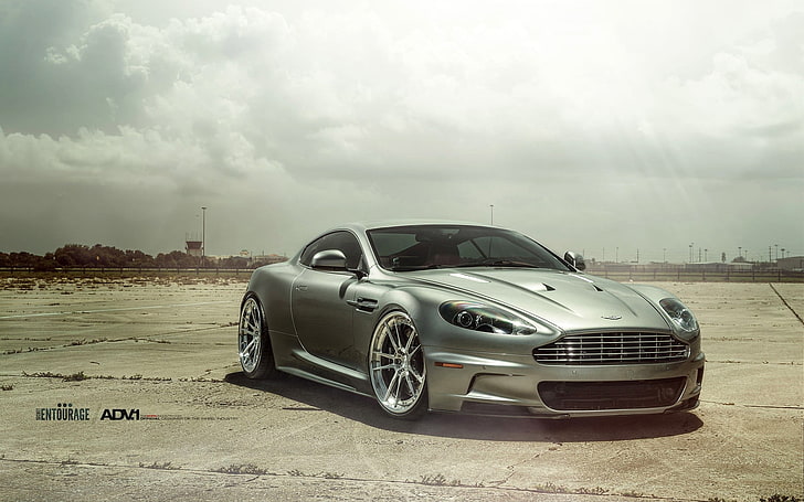 sedán gris de Mercedes-Benz, Aston Martin, Aston Martin DBS, Fondo de pantalla HD