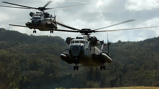 군용 항공기, 항공기, 헬리콥터, 군, MH-53, HD 배경 화면 HD wallpaper