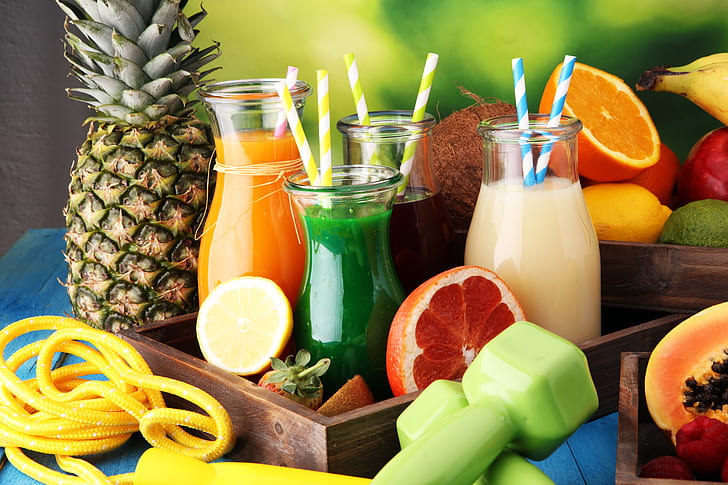 bayas, jugos, frutas, bebidas, vitaminas, frescas, Fondo de pantalla HD