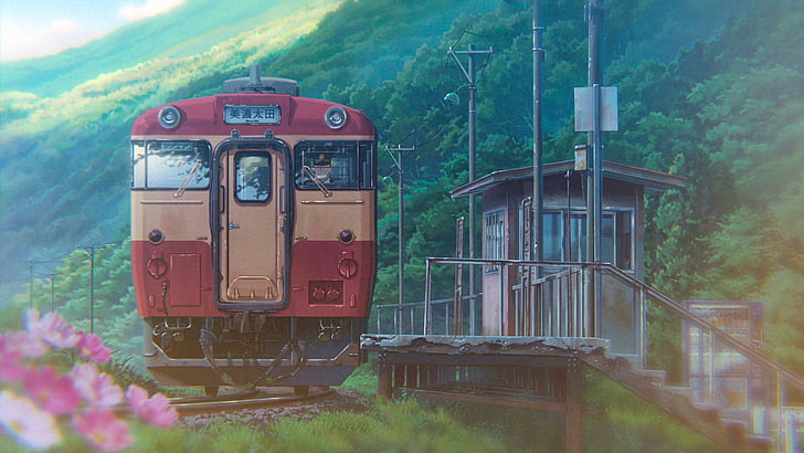 Anime, Namamu., Kimi No Na Wa., Train, Wallpaper HD