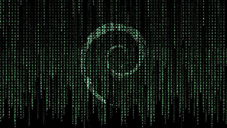 Matrix Digital Wallpaper, Linux, Debian, Die Matrix, HD-Hintergrundbild