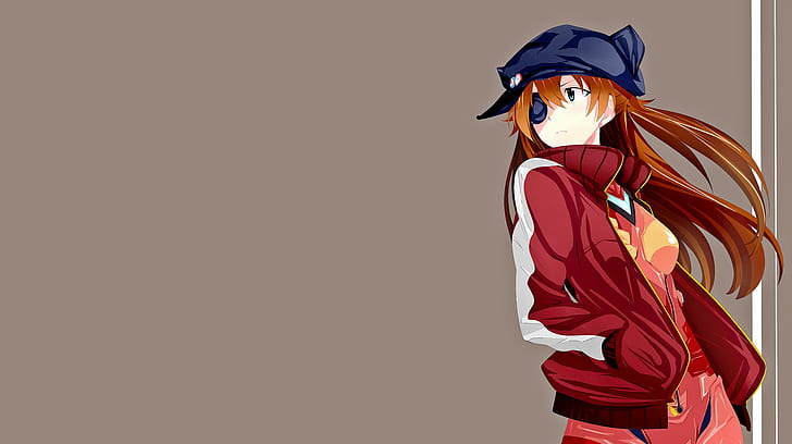 アスカ ラングレー式波 赤毛 新世紀エヴァンゲリオン プラグスーツ アニメの女の子 赤いジャケット アイパッチ Hdデスクトップの壁紙 Wallpaperbetter