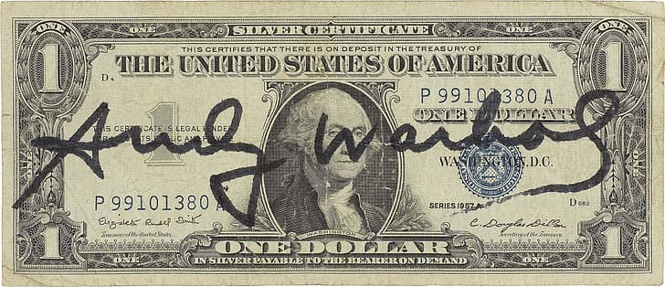 Andy Warhol, dólar, EUA, Washington, moderno, capitalismo, HD papel de parede