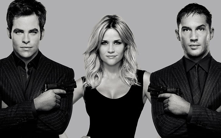 Isso significa guerra, Chris Pine, Reese Witherspoon, Tom Hardy, HD papel de parede