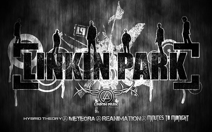 Linkin Park illustration text, Band (Music), Linkin Park, HD wallpaper