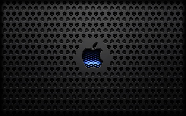 Apple-Logo, Stahl, Apfel, Textur, Mac, HD-Hintergrundbild