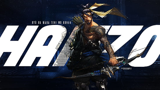 Sfondo del personaggio di Hanzo, Hanzo (Overwatch), Overwatch, Sfondo HD HD wallpaper
