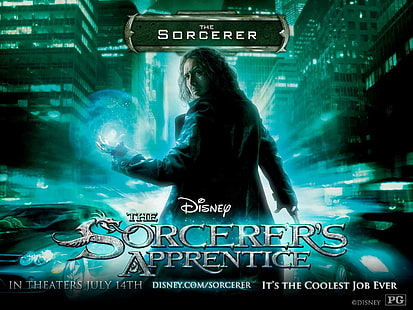 Nicolas Cage w Sorcerers Apprentice, Nicolas, Cage, Sorcerers, Apprentice, Tapety HD HD wallpaper